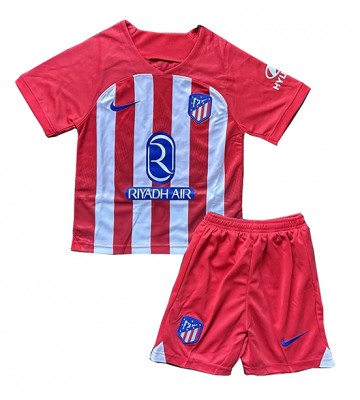 Atletico Madrid Replica Home Stadium Kit for Kids 2023-24 Short Sleeve (+ pants)